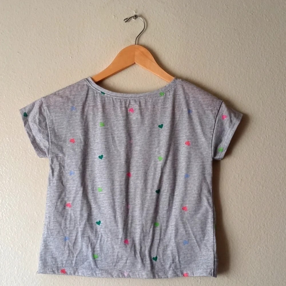 Old Navy Short-Sleeve Twist-Hem Pajama Top for Girls Size L 10/12